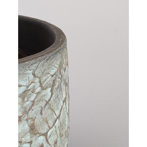 Evi antiq brons bloempot binnen 18x16 cm